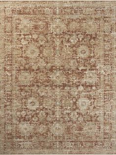 an area rug with brown and beige colors