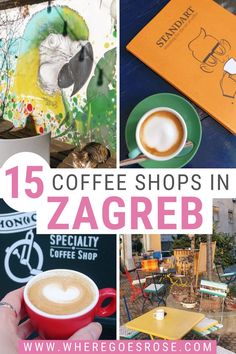 Zagreb coffee shops Coffee Around The World, Speciality Coffee Shop, Europe Travel Outfits, Cute Coffee Shop, Packing For Europe, Cool Restaurant, Europe Trip Itinerary