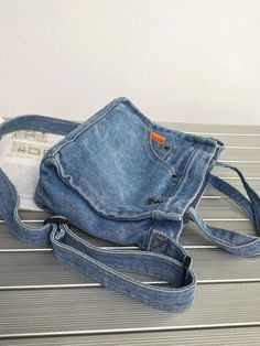 Jeans Bags Ideas, Recycle Bag, Denim Tote Bags, Denim Crafts, Plain Style, Denim Tote