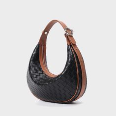 Free U.S. shipping. Style: Commuting , color:Black, suite for season：Spring, Summer, Autumn, Winter ，Anniversary, Going out, Hanging out, Material Genuine Leather, Black Leather Woven Half-moon Hobo Handbag Shoulder Bag Black Leather Baguette Bag With Leather Handles, Black Leather Handheld Baguette Bag, Modern Black Baguette Bag For Shopping, Black Office Hobo Bag With Detachable Handle, Office Black Hobo Bag With Detachable Handle, Black Leather Baguette Bag, Chic Black Baguette Bag With Leather Handles, Black Leather Shoulder Bag With Braided Handles, Black Leather Baguette Bag For Shopping