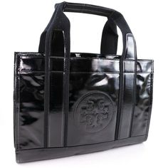 Tory Burch Handbag from Japan Description Store Item No. 59140232 Brand Tory Burch Material enamel Color black Size(CM) H:24cm x W:34.5cm x D:10cm Handle height：12cm Size(Inch) H:9.4 x W:13.6 x D:3.9inch specification Inside： interior zip pocket x 2 accessories none Condition Rank B+ Corners：minor stain Exterior：Fine Scratch Condition rank N NewBrand new with tags. S New / Unused New item, but may have insignificant scratches or slight discoloration due to storage or display. SA MintUnused or ba Designer Black Shoulder Bag With Glossy Finish, Luxury Black Glossy Finish Shoulder Bag, Designer Black Bags With Glossy Finish, Classic Black Bag With Glossy Finish, Classic Black Bags With Glossy Finish, Black Leather Shoulder Bag With Glossy Finish, Black Coated Canvas Shoulder Bag For Errands, Classic Glossy Travel Bag, Black Glossy Travel Bags