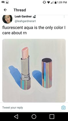 an image of two lipsticks on twitter