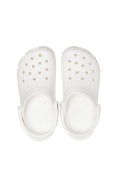 It's the iconic clog that started a comfort revolution around the world! The irreverent go-to comfort shoe that you're sure to fall deeper in love with day after day. Crocs Classic Clogs offer lightweight Iconic Crocs Comfort™, a color for every personality, and an ongoing invitation to be comfortable in your own shoes. White Crocs, Crocs Men, Comfort Shoe, Sneaker Sale, Crocs Classic Clogs, Women's Crocs, White Shoes Women, Outdoor Men, Beach Shoes