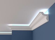 XPS COVING LED Lighting cornice, coving, moulding, wall decoration, ceilling decor, home improvement, DIY, led decoration Led Coving Lighting, Led Coving, Crown Molding Lights, Polystyrene Coving, Cove Lighting, Ceiling Light Design, Indirect Lighting, Lighting Design Interior