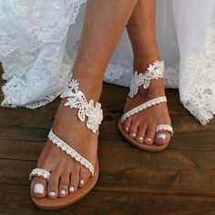 Wedding Shoes Open Toe, Ballet High Heels, Country Shoes, Elegant Flats, Roman Sandals, Bridal Sandals, Orange Shoes, Womens Sandals Summer, Summer Lace