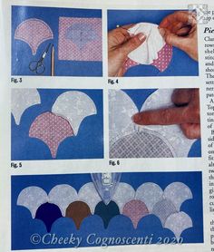 the instructions for how to sew an umbrella