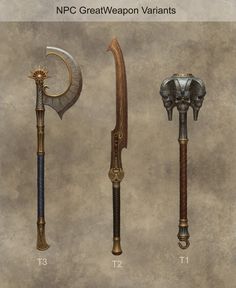 Khopesh Fantasy, Tomb Kings, The Elder Scrolls, Cool Swords, Fantasy Armor, Warhammer Fantasy, Armor Concept, Fantasy Rpg, Elder Scrolls