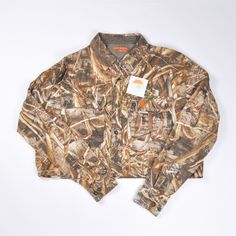 Camouflage Long Sleeve Utility Jacket For Hunting, Casual Camouflage Outerwear For Hunting, Camouflage Cotton Outerwear For Streetwear, Camouflage Utility Jacket For Hunting In Fall, Camouflage Utility Jacket For Fall Hunting, Fall Camouflage Utility Jacket For Hunting, Fall Camouflage Cotton Outerwear, Camouflage Cotton Utility Jacket For Outdoor, Camouflage Cotton Utility Jacket For Streetwear