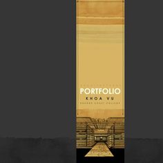 a book cover with the title portfolio khada vu