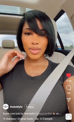 Long Relaxed Hair, Short Relaxed Hairstyles, Short Cut Wigs, Hype Hair, Black Hair Short Cuts, Straightening Natural Hair, Short Sassy Hair