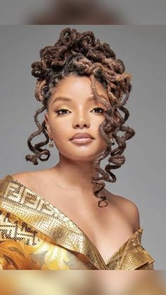 Change your look with braids. Bridal Hairstyles With Locs, Loc Buns Styles Updo For Wedding, Bride Locs Hairstyles, Formal Loc Updo, Bridal Locs Hairstyles Short, Dread Hairstyles For Weddings, Bridesmaids Hairstyles Black Women Natural Hair, Loc Styles For Bridesmaids, Half Up Half Down Loc Styles For Women Long