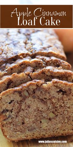 Apple Cinnamon Loaf Cake Jewish Apple Cake Loaf Pan, Apple Pie Loaf Bread, Fall Dessert Loafs, Loaves Of Bread Recipes, Best Dessert Loafs, Apple Honey Bread, Apple Cake Bread, Fresh Apple Bread Recipes, Taste Of Home Apple Bread