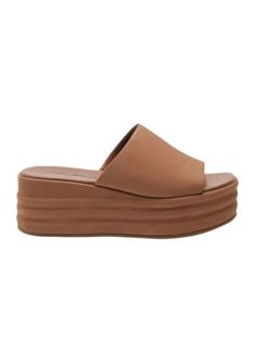 Built with a cushioned insole, these flatform sandals from Free People feature a wide leather strap and are ultra-lightweight. | Free People Women's Harbor Flatform Sandals, Tan, 9M US / 40 EU Leather Wedge Sandals With Thick Bottom For Beach, Casual Leather Wedge Sandals With Thick Bottom, Summer Leather Platform Slippers With Leather Footbed, Leather Platform Slides With Flat Heel, Beach Leather Platform Slippers With Cushioned Footbed, Beach Platform Slippers With Cushioned Leather Footbed, Summer Open Toe Platform Slippers With Leather Footbed, Leather Wedge Sandals With Thick Bottom For Summer, Leather Platform Slippers With Wedge Heel