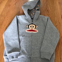 Brand New Never Worn Paul Frank Zip Up Sweatshirt. Size 3t Paul Frank Monkey Clothes, Paul Frank Clothes, Clothes Astethic, Zipup Hoodie Outfit, Graphic Zip Up Hoodies, Good Clothes, Sweatshirt Graphic