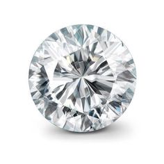 a round diamond on a white background with clippings to the center and bottom