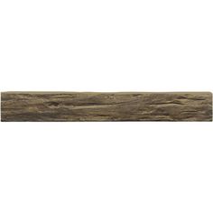 a wooden plank on a white background