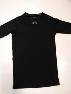 Under Armour Boys Size Small Black Short Sleeve Core Performance Shirt. Although this item is preowned, it is in excellent condition.  See pics for more details.  For more great brand name pieces check out  my store...Hamilton House Boutique.  Thanks for the visit!  Hope to see you again soon!! Fitted Under Armour Crew Neck Top, Casual Fitted Under Armour Tops, See You Again Soon, The Visit, See You Again, Black Shorts, See You, Under Armour, Boutique