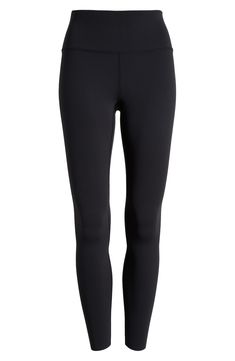 These performance leggings feature a high waist for smoothing coverage and a minimal seam design so they feel like a second skin through every activity. Pull-on style UPF 50+ sun protection 80% nylon, 20% polyester Machine wash, line dry Imported Sleek Tight Elastane Activewear, Compressive Elastane Leggings For Work, Compressive Full-length Leggings For Workwear, Compressive Athleisure Bottoms For Workwear, Compressive Leggings For Workwear, Athleisure Leggings For Workwear, Tight Fit, Athleisure Tight Leggings For Workwear, Athleisure Workwear Leggings, Athleisure Leggings For Workwear