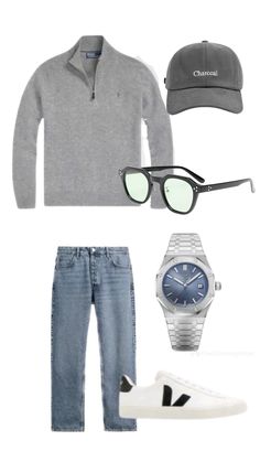 Pull Ralph Lauren, Men's Capsule Wardrobe, Outfit Homme, Simple Casual Outfits, Mens Trendy Outfits