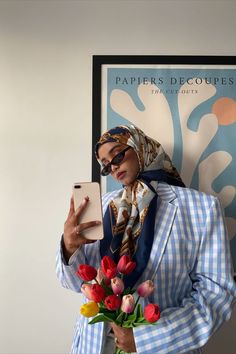 Square Scarf Styling, Scarf Photoshoot Ideas, Square Scarf Hijab, Aesthetic Hijabi Outfits, Photo Hijab, Hijab Model, Street Hijab Fashion, Silk Scarf Style, Fashion Model Poses