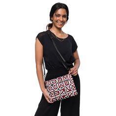 Keep your style on point and your hands free with our versatile crossbody bag. It’s made of premium faux leather and features dark gray hardware. Thanks to the zip-top closure and multiple inside pockets, you can keep your essentials secure and organized. Transform this crossbody bag with removable wrist and shoulder straps to style it for day-to-night looks. • Outer fabric: faux leather • Lining: 100% polyester • 11″ × 8″ × 1.5″ (27.9 cm × 20.3 cm × 3.8 cm) • Dark gray hardware • Zip-top closur Chic Crossbody Shoulder Bag With Zipper Pouch, On-the-go Satchel With Zipper Pouch, On-the-go Crossbody Satchel With Zipper Pouch, Zipper Pouch Crossbody Satchel, Night Looks, Zip Top, Hands Free, Inside Pocket, Shoulder Straps