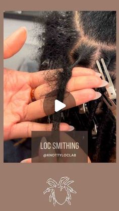 66K views · 6.2K likes | KNOTTY LOC LAB, LLC on Instagram: "There are a few methods utilized in the loc community when giving a retwist. Annichia prefers the Loc-Smith method. . . . . Tutorial done by Annichia . . #locs #nyclocs#locstyles #locsofinstagram #locsalon #Nylocs #knottyloclab #loctitian #locstylist #loccare #locmaintenance #locnation #longlocs #locsndreds #locspiration #locstylesforwomen #locsandmelanin #locjourney #teamlocs #shortlocs #starterlocs #locsmithing #explore #explorepage" How To Retwist Starter Locs, Loc Smithing Method, Loc Retwist Tutorial, First Retwist Starter Locs, Adding Hair To Locs, How To Retwist Locs, How To Do Locs On Natural Hair, Retwisting Locs Tutorials