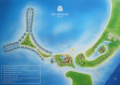 a map of st tropeis beach resort in the florida keys, showing its grounds