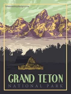 16x20 Poster, 11x17 Poster, National Parks Usa, Vintage Travel Poster, Usa Art, Park Art, Beautiful Posters