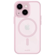 the back of an iphone 11 case in pink, with two cameras on each side