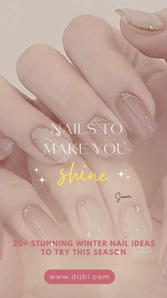 nails to make you shine on top of each other with text overlaying the image