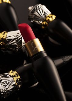 Louboutin Lipstick, Parisian Beauty, Beautiful Lipstick, Red Louboutin, House Of Beauty, Matte Lip Color, Nail Products, Matte Red