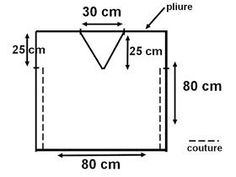 a drawing of a square with measurements