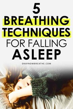 The majority of us would love to improve our quality of sleep. Here are 5 breathing exercises to help you fall asleep faster tonight. Breathing For Sleep, Breathing Exercises For Sleep, Mental Health Blogs, Ways To Fall Asleep, Sleeping Hacks, Sleep Remedies, Sleep Meditation, Sleep Health