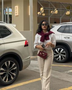 #1 #fashion #aesthetic #old #money #maroon Cute Blazer Outfits, Mode Ulzzang, Everyday Fashion Outfits, Casual Chic Outfit