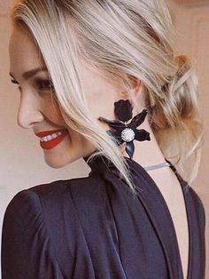 Cheap Statement Flower Earrings, Luxury Flower Shape Earrings For Formal Occasions, Bohemian Flower Earrings For Beach Wear, Luxury Formal Flower Earrings For Pierced Ears, Luxury Flower Earrings For Evening, Luxury Formal Flower-shaped Earrings, Cheap Multicolor Elegant Flower Earrings, Cheap Multicolor Flower Earrings For Women, Earring Accessories