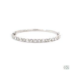 Y Diamond Bangle, Round Diamond, Round Diamonds, Elegant Design, Special Occasion, Fine Jewelry, Bangles, Diamonds, White Gold