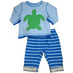 Pepper Toes - Newborn and Infant Boys Long Sleeve Turtle Pant Set, Light Blue, Blue, Turtle Patch, Layered Look Wrists and Hem, Pull On Striped Pant, Full Elastic Waistband, Turned Up Cuff Hem, 100% Cotton, Made In China, #30347 30-347 Size: 6 Months.  Gender: male. Blue Stretch Cotton Sets, Light Blue Casual Bottoms For Playtime, Casual Light Blue Bottoms For Playtime, Blue Bottoms For Playtime In Spring, Light Blue Casual Sets For Playwear, Playful Blue Bottoms For Playtime, Stretch Blue Bottoms For Playtime, Playful Stretch Blue Bottoms, Light Blue Casual Playtime Sets