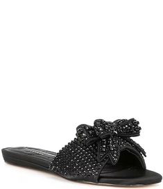 Kurt Geiger London Kensington Embellished Bow Flat Sandals | Dillard's Kurt Geiger Sandals, Cute Online Clothing Stores, Kurt Geiger Shoes, Outfit Pieces, London Kensington, Bow Slides, Kurt Geiger Heels, Kensington London, Xmas List