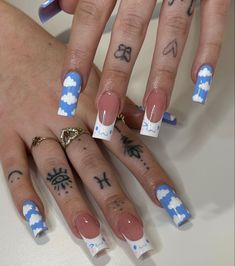 Cinnamoroll Nails, Paznokcie Hello Kitty, Punk Nails, My Tattoo