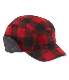 Adults' Maine Guide Wool Cap with PrimaLoft, Plaid Winter Hats For Outdoor Activities With Flat Bill, Winter Flat Bill Hats For Outdoor Activities, Wool Hats With Fleece Lining For Cold Weather, Wool Adjustable Baseball Cap For Outdoor, Adjustable Wool Baseball Cap For Outdoor, Winter Wool Hats For Outdoor Activities, Casual Wool Baseball Cap For Outdoor, Winter Outdoor Six-panel Hat, Winter Six-panel Hat For Outdoor Activities