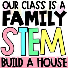 This STEM PROJECT is a fun addition to the amazing read-aloud OUR CLASS IS A FAMILY!I love incorporating group work & engaging materials on the first day or week of school!THE CHALLENGE:Students are challenged to design & make a school house for our CLASS FAMILY! What's Included:Outline of lesson plansPosters of each stepPosters of the engineering processSTEM JournalReflection SheetsSafety ChecklistPrintables for studentsVoting BallotsOur Class is a Family CRAFTOur Class is a Family WRIT Our Class Is A Family Activities Upper Elementary, Our Class Is A Family Craft, Our Class Is A Family Anchor Chart, Our Class Is A Family Activities, Our Class Is A Family, Project Science, Homeschool Stem, Family Read Alouds, Class Family