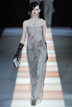 Giorgio Armani 90s Runway, Armani Runway, Gray Gown, Giorgio Armani Couture, Giorgio Armani Haute Couture, Giorgio Armani Fall Winter 2022 2023, Giorgio Armani Ready To Wear, Fantasy Dream, Grey Gown