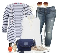 "Plus Size - Casual Outfit" by alexawebb ❤ liked on Polyvore featuring MANGO, maurices, Marc by Marc Jacobs, Tory Burch, CC SKYE, Melissa Odabash, Deborah Lippmann, women's clothing, women and female Melissa Odabash, Traje Casual, Mode Casual, Deborah Lippmann, Plus Size Clothes, Plus Size Fashion For Women, Curvy Girl Fashion