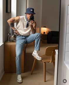 Coachella Outfit Men’s, Hat Men Outfit, Tulum Outfits Ideas, Overalls Men Fashion, Coachella Outfit Men, Thrift Board, Tulum Outfits, Guy Fashion, Overalls Men