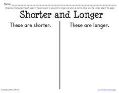 the short and long word worksheet for students to use in their writing skills