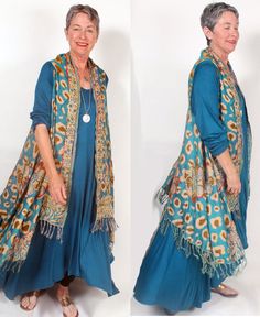 Boho Upcycled Clothing, Chic Resort Wear, Open Hips, Goddess Outfit, Moda Hippie, Sleeveless Coat, Boho Clothes, Boho Hippie Chic, Dusters