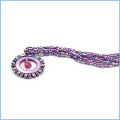 Free Wire Jewelry Tutorials - Sunburst Necklace Sunburst Necklace, Wire Jewelry Tutorial, Jewelry Tutorials, Seed Bead, The Edge, Wire Jewelry, Blue Gray, Making Ideas