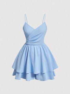 Plus-koon Muoti, Blue Dress Outfits, Cute Homecoming Dresses, Cute Short Dresses, Blue Dress Short, Cute Dress Outfits, Light Blue Dresses, Pretty Prom Dresses, كريستيانو رونالدو