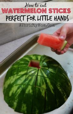 Watermelon Sticks…. the perfect solution for bite sized watermelon on the go for…                                                                                                                                                                                 More Watermelon Sticks, Summer Picnic Food, Corn Dog, Summer Corn, Corn Salad, Picnic Food, Snacks Für Party