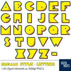 the letters and numbers are in different styles, but not all have any type of lettering